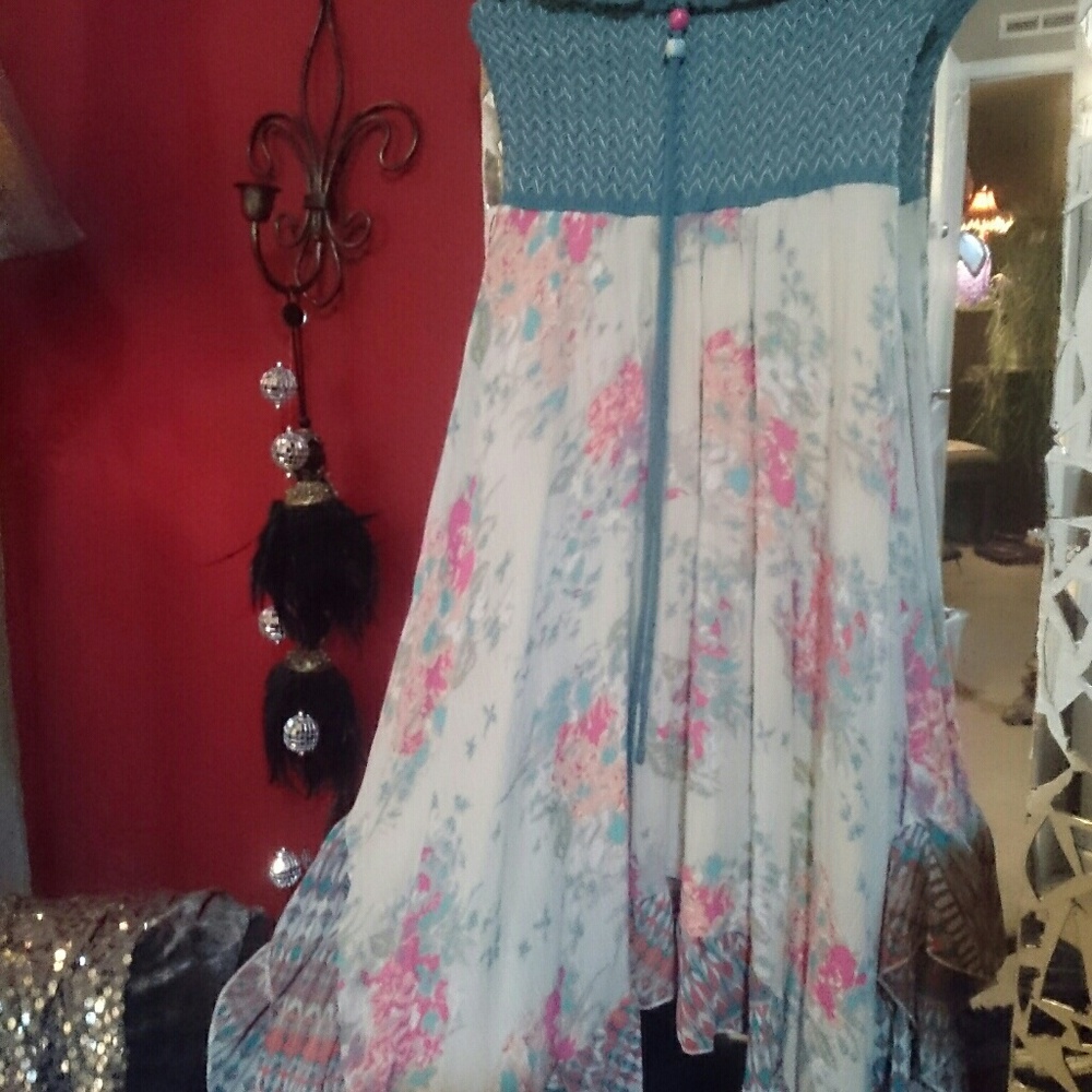 Floral Handkerchief American Rag Dress